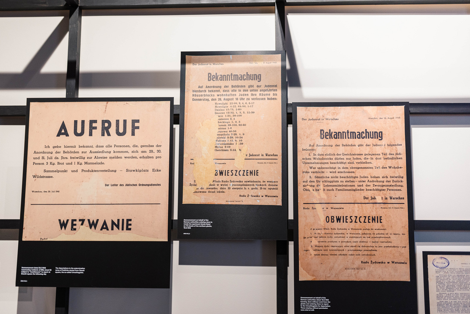 The “Underground: The Hidden Archive of the Warsaw Ghetto” exhibition ...